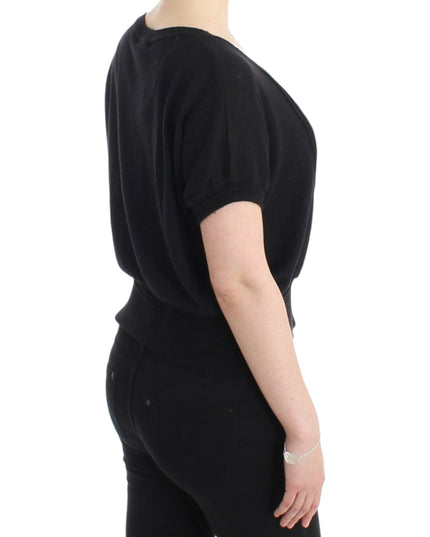 Cavalli Black short sleeved jumper