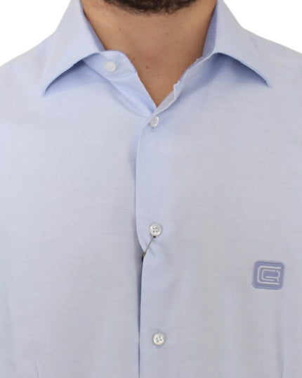 Cavalli Light blue cotton shirt