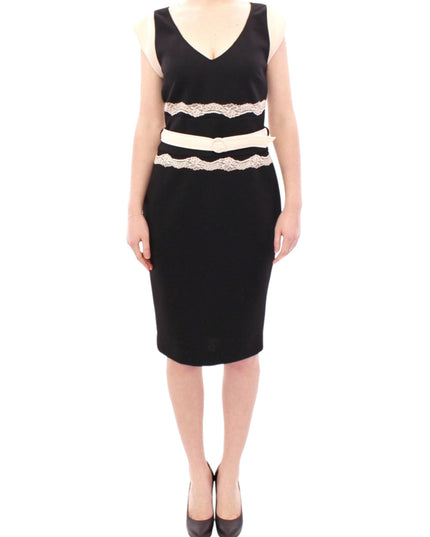 Cavalli Black lace sheath dress