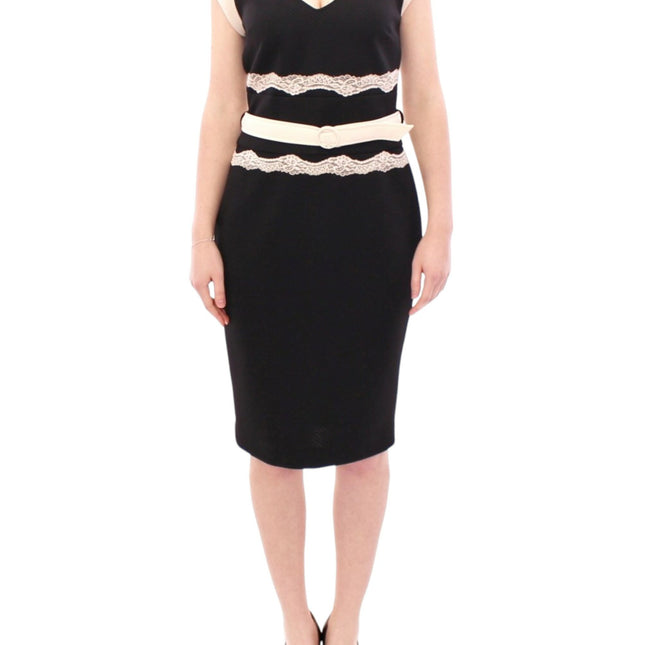Cavalli Black lace sheath dress