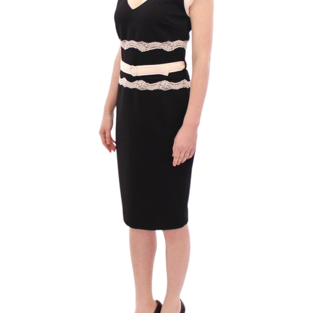 Cavalli Black lace sheath dress