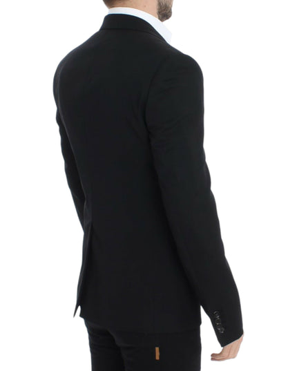 Dolce & Gabbana Black wool slim fit blazer