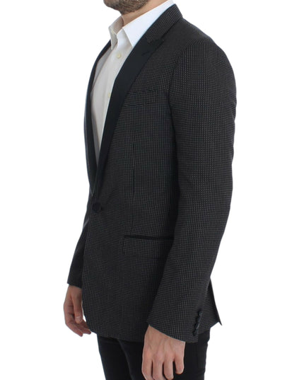 Dolce & Gabbana Black wool slim MARTINI blazer