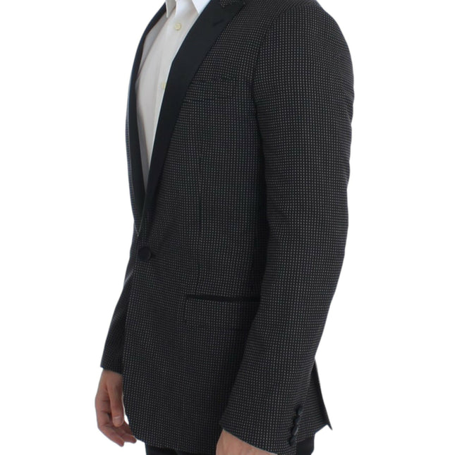 Dolce & Gabbana Black wool slim MARTINI blazer