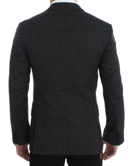 Dolce & Gabbana Black wool slim MARTINI blazer