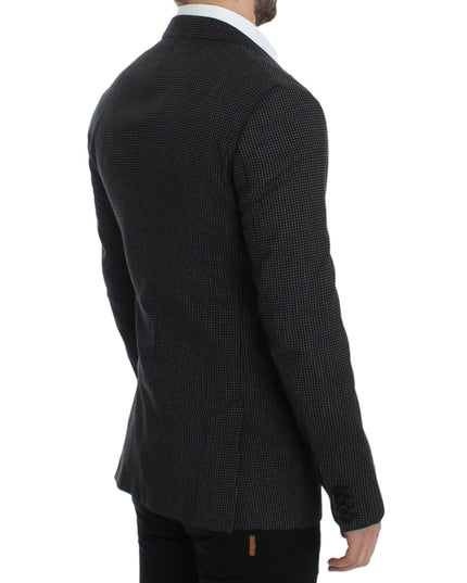 Dolce & Gabbana Black wool slim MARTINI blazer
