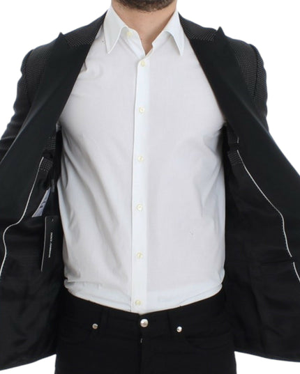 Dolce & Gabbana Black wool slim MARTINI blazer