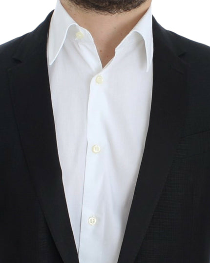 Dolce & Gabbana Black wool MARTINI slim blazer