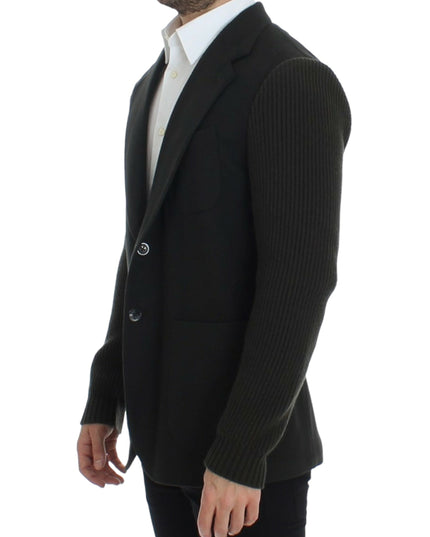 Dolce & Gabbana Green cashmere two button blazer