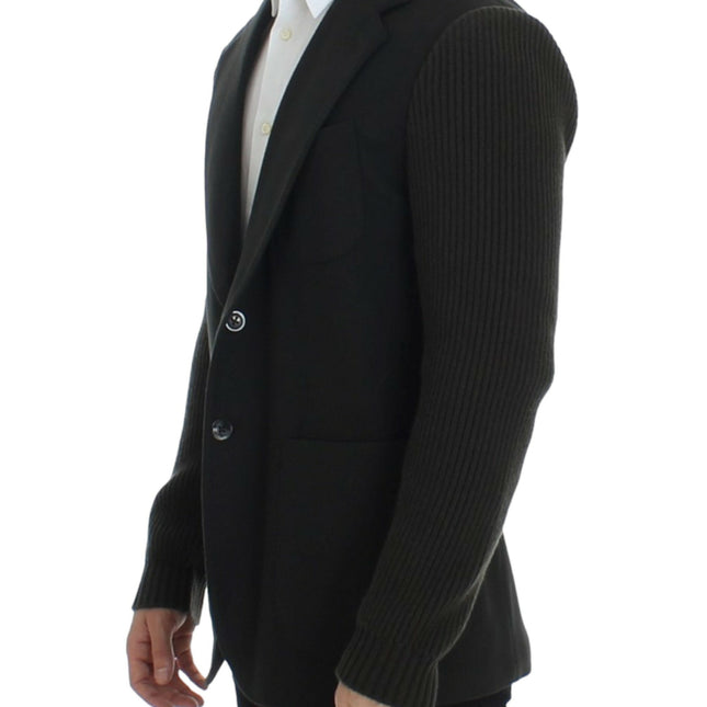 Dolce & Gabbana Green cashmere two button blazer