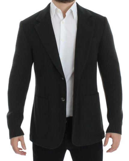 Dolce & Gabbana Green cashmere two button blazer