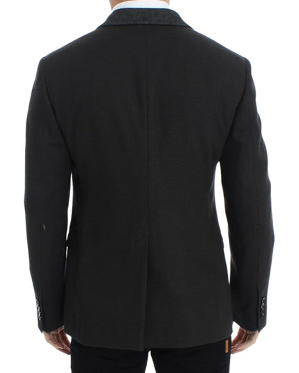 Dolce & Gabbana Brown wool slim fit blazer
