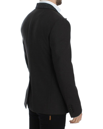 Dolce & Gabbana Brown wool slim fit blazer