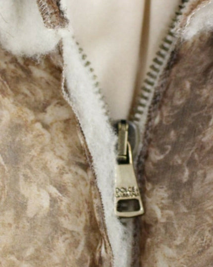 Dolce & Gabbana Brown sleeveless silk dress