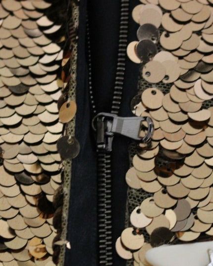 Dolce & Gabbana Masterpiece gold sequined crystal swarovski dress