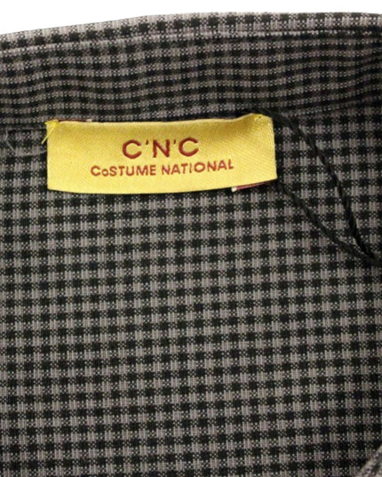 Costume National Gray linen casual shirt