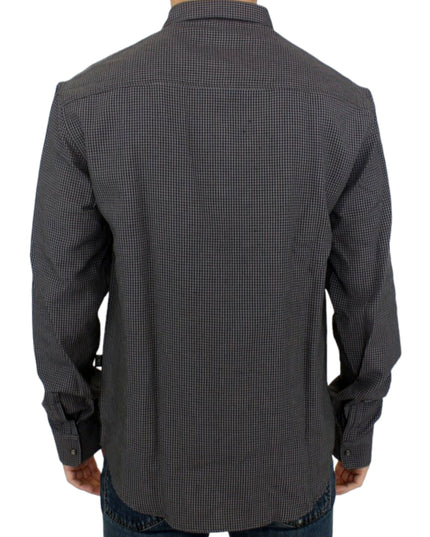 Costume National Gray linen casual shirt