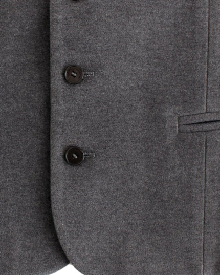 Costume National Gray cotton blend casual vest