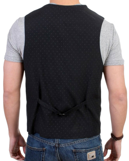 Costume National Gray cotton blend casual vest