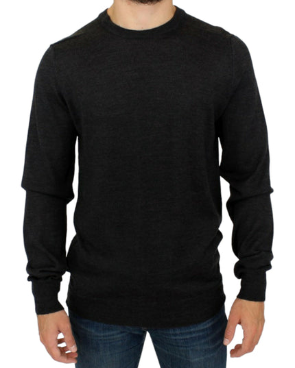 Costume National Gray crewneck pullover sweater