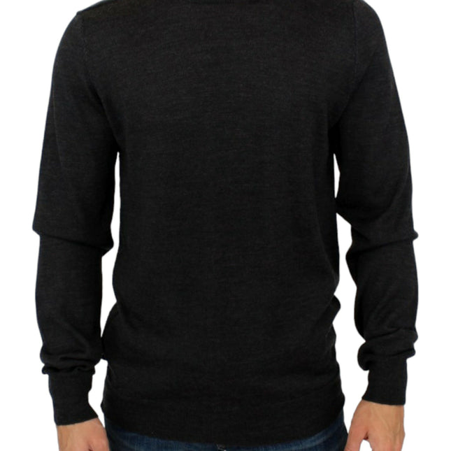 Costume National Gray crewneck pullover sweater
