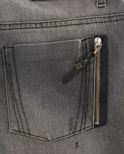 Costume National Gray straight leg jeans