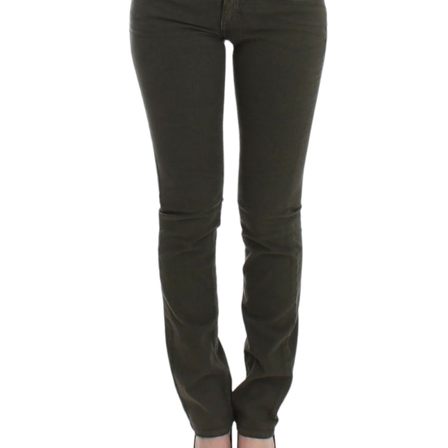 Costume National Green slim leg jeans