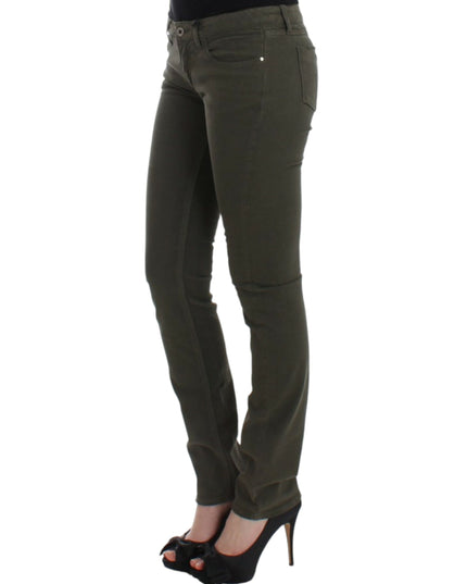 Costume National Green slim leg jeans
