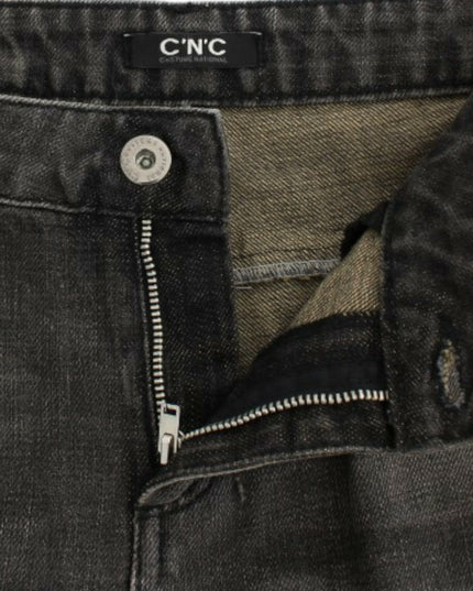 Costume National Gray distressed jeans