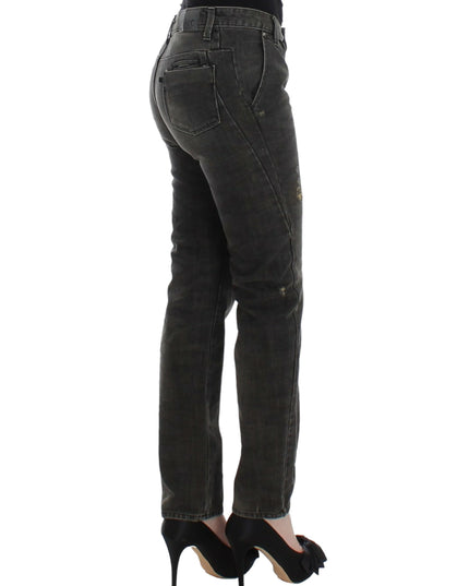 Costume National Gray distressed jeans