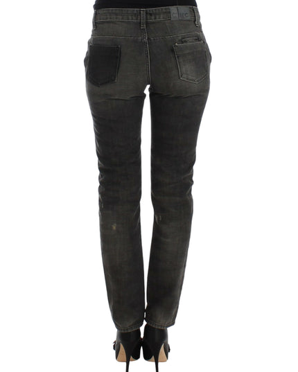 Costume National Gray distressed jeans