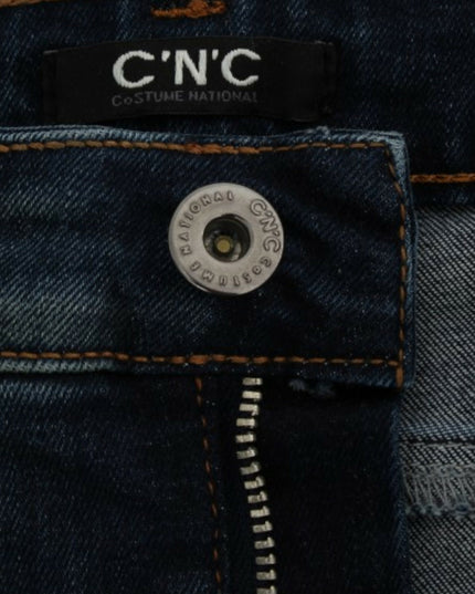 Costume National Blue straight leg jeans