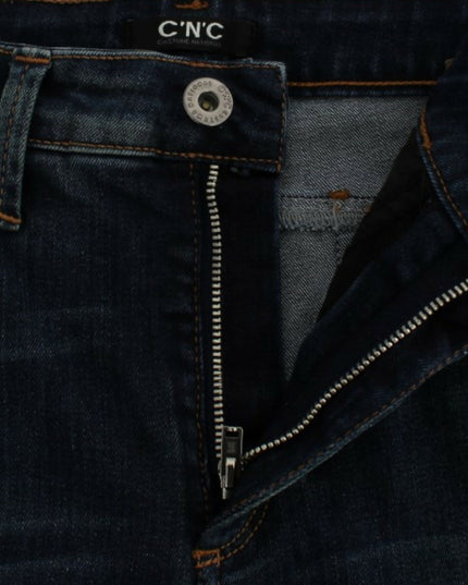 Costume National Blue straight leg jeans