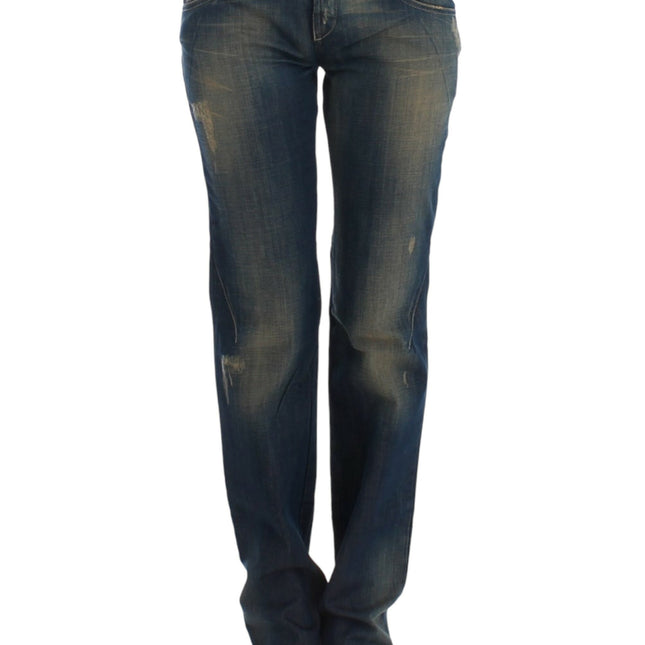 Costume National Blue straight leg jeans