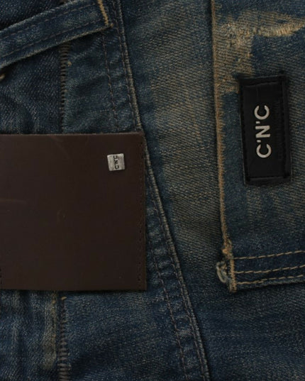 Costume National Blue straight leg jeans