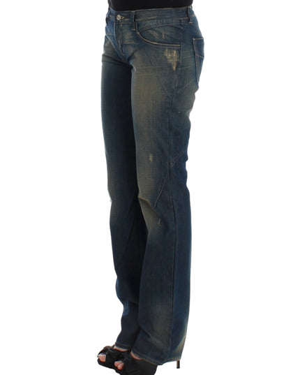 Costume National Blue straight leg jeans
