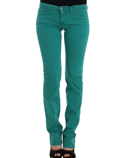 Costume National Green straight leg jeans