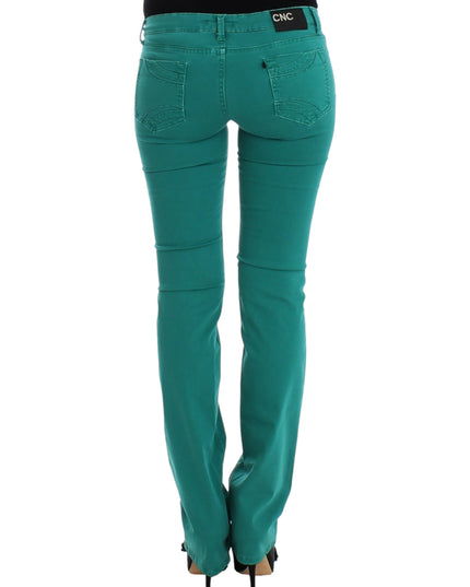 Costume National Green straight leg jeans