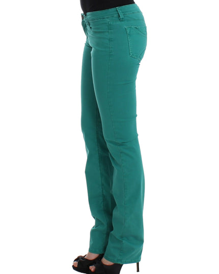 Costume National Green straight leg jeans