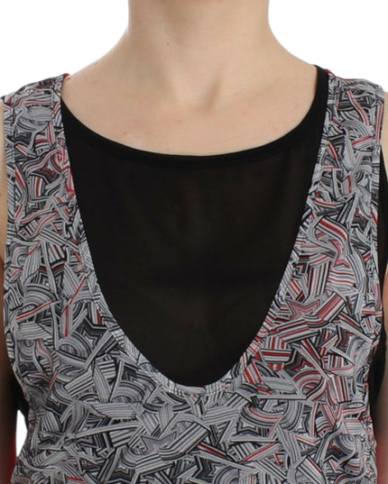 Costume National Black sleeveless top