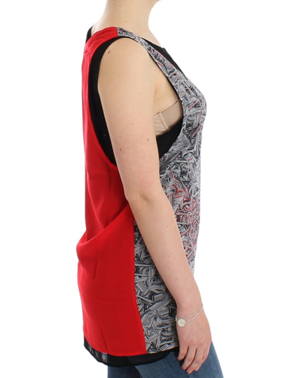 Costume National Black sleeveless top