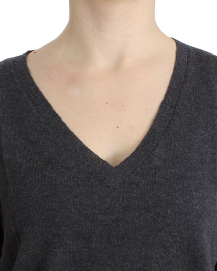 Costume National Gray short sleeved sweater