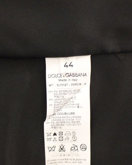 Dolce & Gabbana Gray Wool Stretch Dress Vest Jacket Blazer