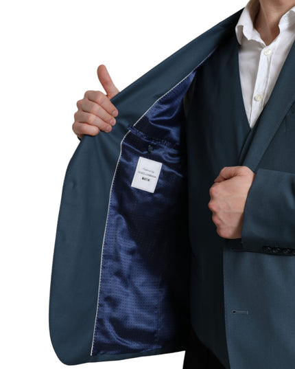 Dolce & Gabbana Green Single Breasted 2 Piece MARTINI Suit