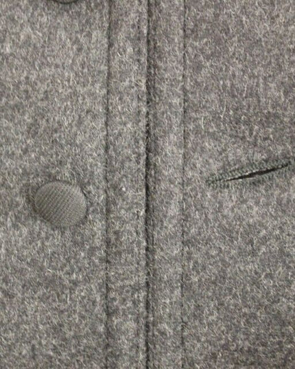 Dolce & Gabbana Gray Wool Blend Logo Vest Gilet Weste