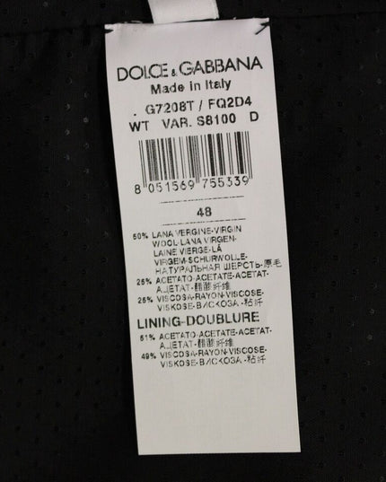 Dolce & Gabbana Gray Wool Blend Vest Gilet Weste