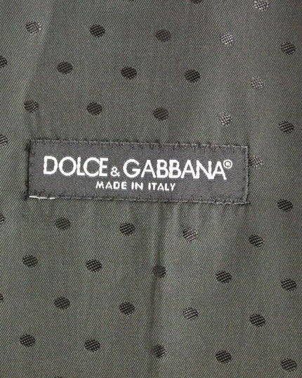 Dolce & Gabbana Black Wool Formal Dress Vest Gilet Weste