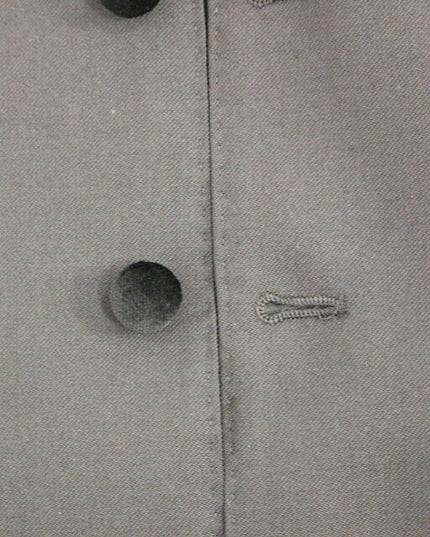 Dolce & Gabbana Black Wool Formal Dress Vest Gilet Weste