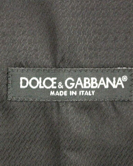 Dolce & Gabbana Gray Wool Formal Dress Vest Gilet Weste