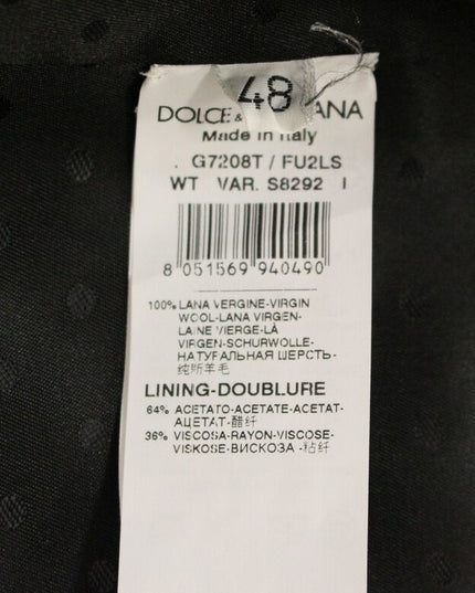 Dolce & Gabbana Gray Wool Formal Dress Vest Gilet Weste